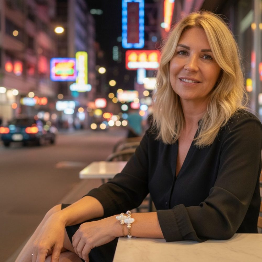 Bracelet cordon Nomade, perle nuage, creation Bella-pampa