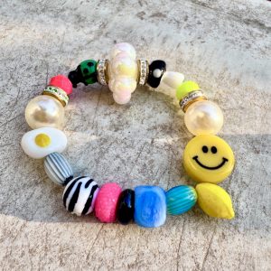 Bracelet I cloud dingo, perles fun et pop nuage, champignon, coccinelle.