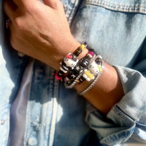 Bracelet Miss Lucky kitty, bijou porte- bonheur, tendance et décalé
